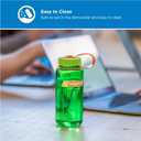 Nalgene 16 oz Wide Mouth Water Bottle | Slim Cup Holder Size, BPA-Free, Durable & Leak Proof, Lightweight Travel Bottle, Pastel Green