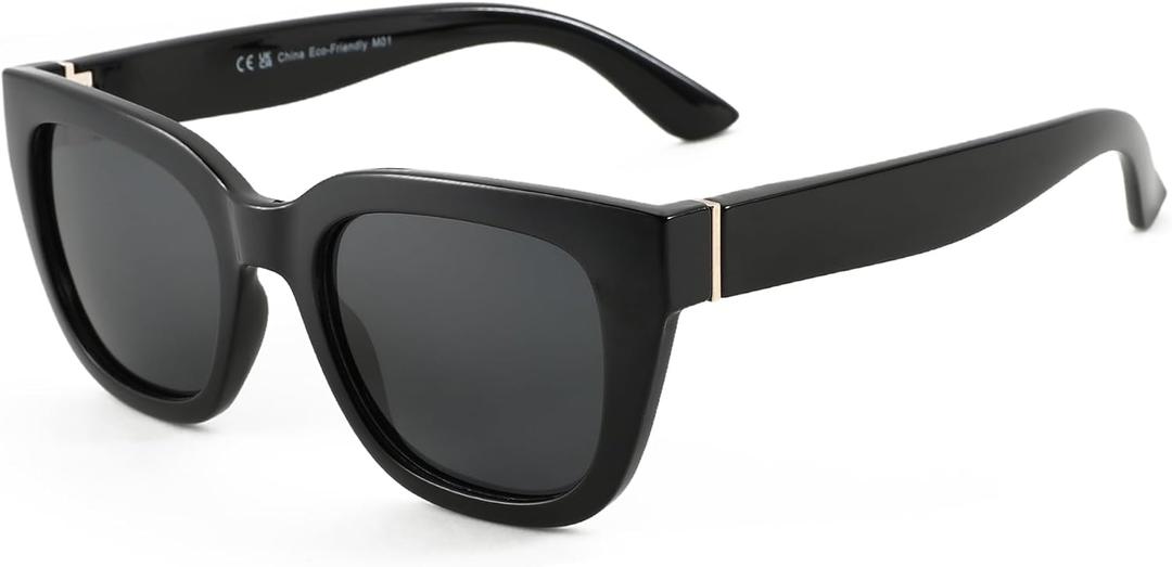 ZENOTTIC Retro Square Polarized Sunglasses for Women Vintage Sun Glasses UV400 Protection Trendy Shades Fashion Style
