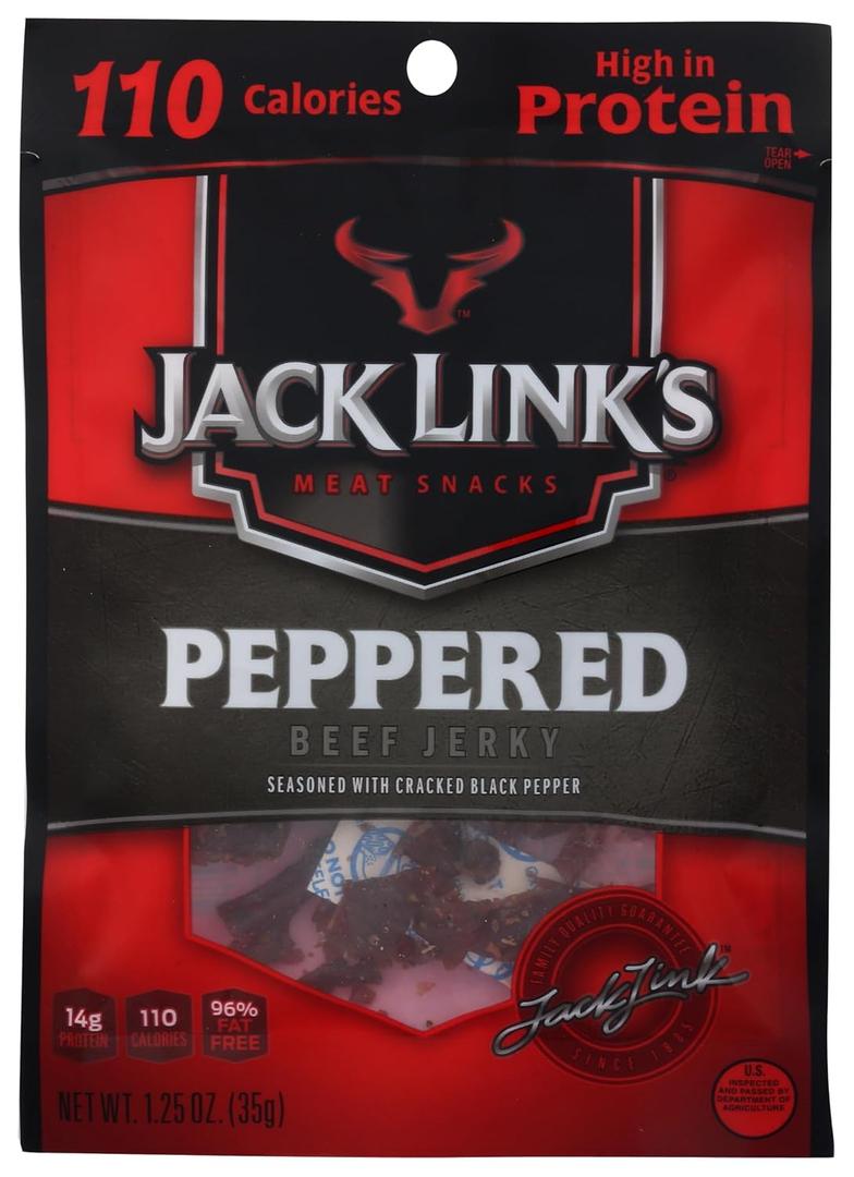 3 x JACK LINKS 10000008421 1.25 oz Pepp Beef Jerky (EXP 02/19/27)