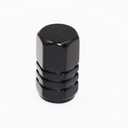 6 x Accretion Car Tire Valve Stem Caps, 4pcs Air Caps Cover, Hexagon ShapeUniversal for Cars, SUVs, Bike, Trucks and Motorcycles-Black