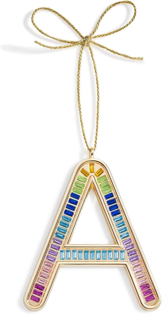 Christmas Letter Ornaments, Letter A Ornaments for Christmas Tree, Decoration Hanging Ornament for Mother Best Friends Sister Wife