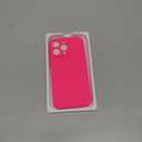 Miracase Designed for iPhone 14 Pro Max Phone Case with Screen Protector,[Upgraded Enhanced Camera Protection],Shockproof Liquid Silicone Case with Microfiber Lining,6.7 inch, Hot Pink