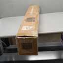 Glitzhome 7.5ft Silve Pencil Tinsel Artificial Christmas Tree, Holiday Hinged Fir Christmas Tree with 1188 Branch Tips and Metal Foldable Stand for Home Office Party Holiday Decoration