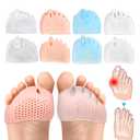 Toe Separators,Toe Separators For Women & Men, Toe Spacers, Breathable Bunion Corrector, dea for Mortons Neuroma, Blisters, Diabetic Feet, Hammer Toe, Rapid Pain Relief 4 Colors (8 PCS)