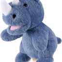 Animal Hand Puppets 11 Inch Safari Jungle Zoo Woodland Puppet Rainforest Grassland Animals Role-Playfor Kids Storytelling Imaginative Pretend Play Teaching Preschool Learning Educational(Rhino)