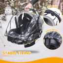 Car Seat Rain Cover Universal, Food Grade EVA, Waterproof Weather Shield for Infant Car Seat with Storage Bag, Baby Car Seat Stroller Rain Cover Features Side Ventilation, Quick-Access Roll-Up Door