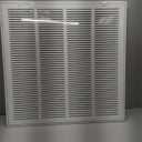 2424 Return Air Grille [Duct Opening Size] Return Vent Cover for Wall or Ceiling,Steel Return Air Grill Removable Face/Door for 1 inch Filters(24"W x 24"H [Duct Opening])