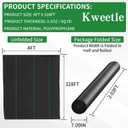 4FT X 328FT Garden Weed Barrier Landscape Fabric Heavy Duty Ultra Thick Premium Weeds Control Mat Ground Cover Weed Block Gardening Mat, 20 Ground Stakes Included