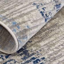 Morebes Modern Abstract 3x5 Area Rug, Washable Grey Entryway Rug Non Slip, Soft Kitchen Mat Low Pile Indoor Floor Carpet for Bedroom Dining Room Home Office Decor