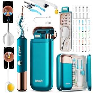 Bebird Earsight Ultra Ear Wax Removal Tool Camera, FSA HSA Eligible Ear Cleaner with 2K HD Camera Otoscope, 90-minute Battery Earwax Remover &Visual Ear Pick Tweezers, Safe Ear Cleaning Kit for Family