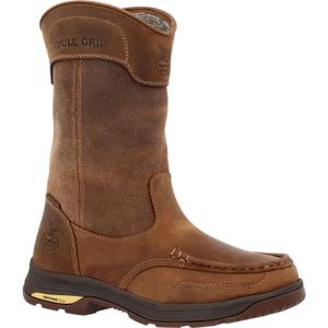 Georgia Boot Athens SuperLyte Alloy Toe Waterproof Wellington Pull-On, Brown, Size 10(M) Georgia Boot Athens SuperLyte Alloy Toe Waterproof Wellington Pull-On, Brown, Size 10(M)