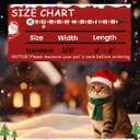 2 x Christmas Cat Collar Breakaway with Bells, Xmas Patterns Kitten Collar with Qr Code Cat Tag Christmas Pattern