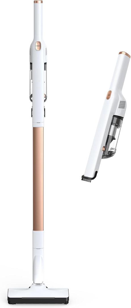 Cordless Vacuum Cleaner, 2.64 lbs Small Lightweight Stick Vacuum Cordless Rechargeable with USB Charging Port, Slim Vacuum Cleaner for Home, Hardwood Floor, Office, RV, Car and Dorm Cleaning