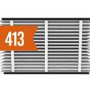 Aprilaire 413 MERV 13 Replacement Whole-House Furnace Air Purifier Filter - 16x25x4 (2 Pack) + AprilAire 35 Whole-Home Humidifier Water Panel Filter Replacement (2 Pack) BundleAmazon's Choice