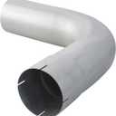 EXHAUST ELBOW 90 Degree 4"ID/OD Aluminized Steel,20" each side length