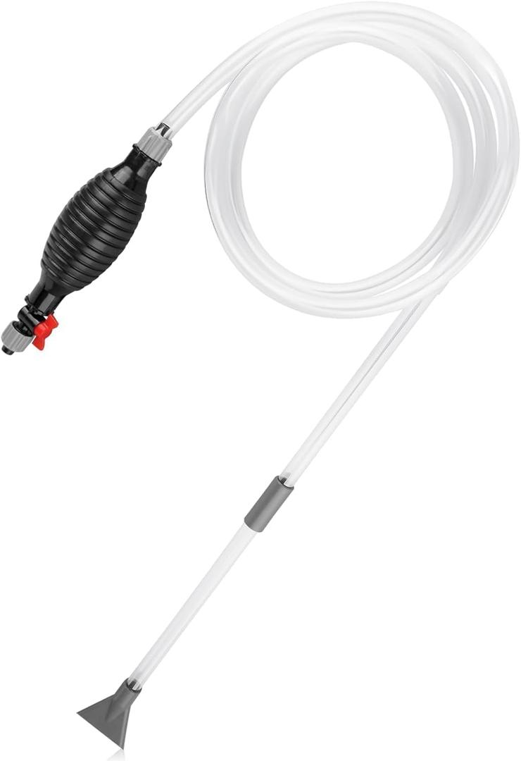 Hot Tub Vacuum Spa Vac, Handheld Pool Vacuum Cleaner, Manual Cordless Pool Vacuum Wand Cleaner, Hot Tub Suction Pipe Siphon Constant Suction, Handheld Flexible Hose and Wand for Dirt, Grass, Debris