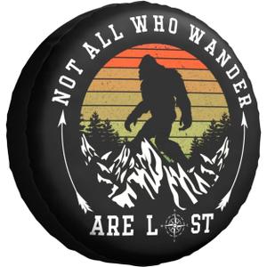 Not All Those Who Wander are Lost Spare Tire Cover 14 Inch Wheel Protector for Truck SUV Trailer Camping Rv Tire Covers Not All Those Who Wander are Lost Spare Tire Cover 14 Inch Wheel Protector for Truck SUV Trailer Camping Rv Tire Covers