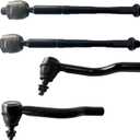 Front Tie Rods FITS for Nissan Pathfinder 2013-2020, for INFINITI QX60 2014-2020 (2016-2017: 3.5L Models), ES801265 ES801266 EV801209 Front Outer and Inner Tie Rod Ends- 4pc Set