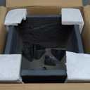 Kante Square Lion Head Concrete Planter, Classic English Style Plant Pot with Drainage Hole and Rubber Plug for Indoor Outdoor Garden Patio Home, 12.6"x12.6"x12.6" Gravel Gray