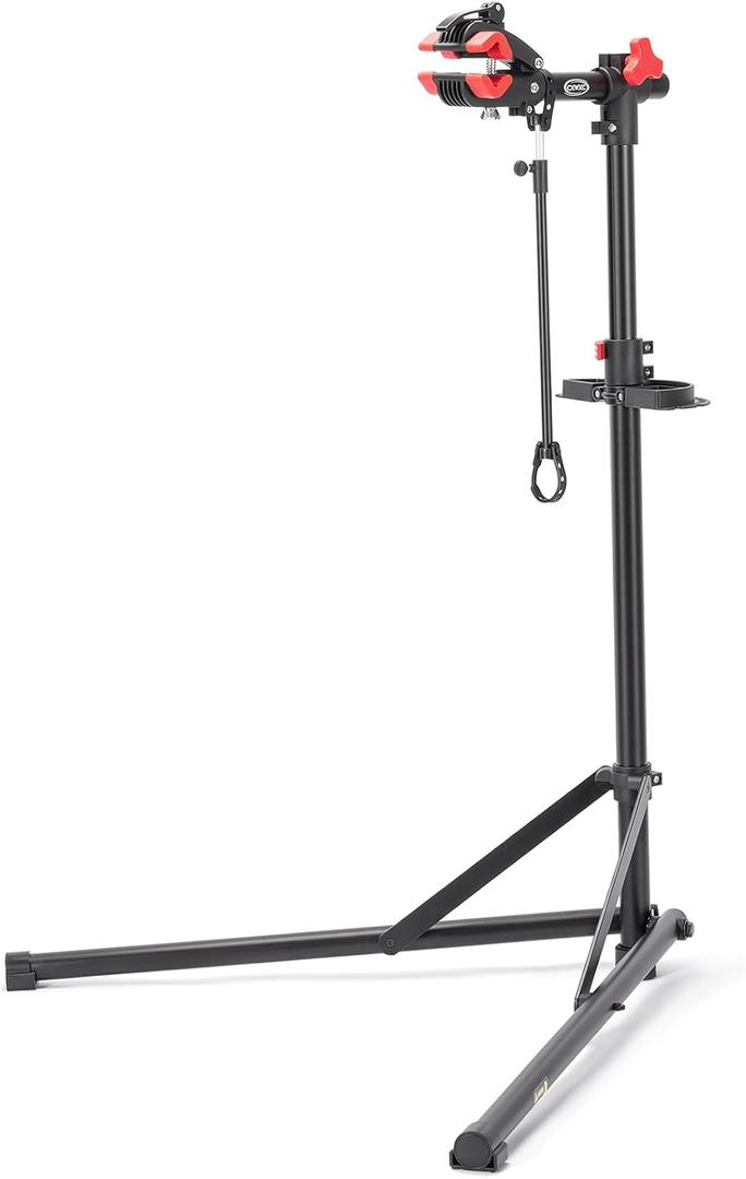 CXWXC Bike Repair Stand - Maintenance Workstand for Mountain and Road Bikes (B: Black Red)