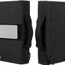 DBTAC Square Pistol Rug Case | Stiffen Tactical 1x Handgun Firearm Shooting Padded Case with Removable & Reflective Patch for Shooting Range Outdoor Hunting (8.5" x 8.75" Large Pistol Case, Black)