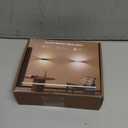 Motion Sensor Wall Sconces Set of 2, Rechargeable 5000mAh Battery Operated Wall Light with Remote Control 3 Colors Temperatures & Dimmable 15 RGB Colors Up and Down Wireless Wall Mount Light (Black)