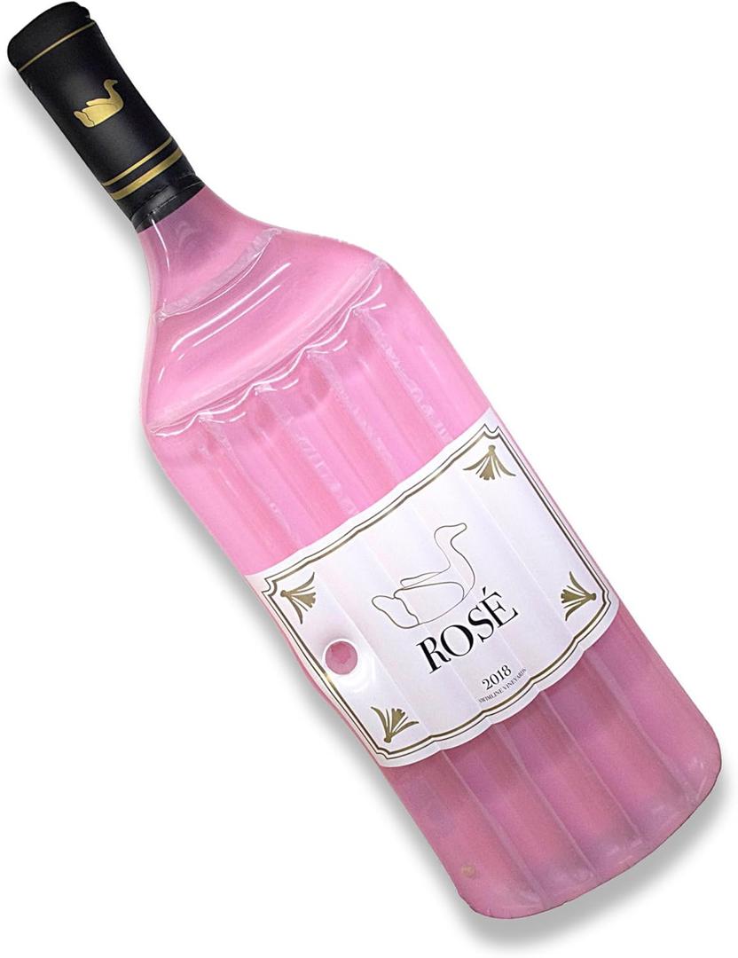 SWIMLINE Inflatable Swimming Pool Float Lounger Raft Mattress, Fun Mat, Ros Classic Edition, Pink (Bottle Of Rose)