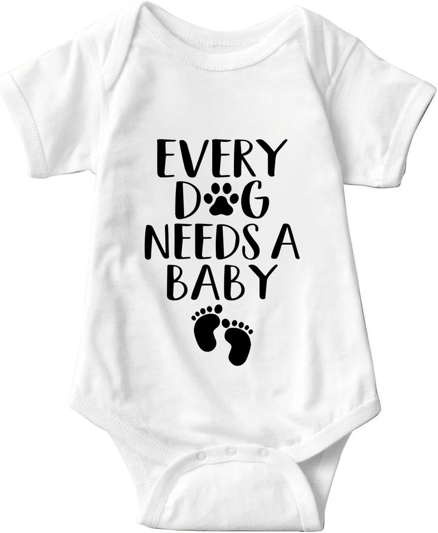 listery Every Dog Needs A Baby Bodysuit Funny Pregnancy Announcement Newborn Dog Paws Baby Infant Clothes