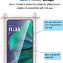 2+2 Pack for Moto G Stylus 2025/Moto Edge 60 Stylus Screen Protector with Camera Lens Protector,9H Tempered Glass Film,HD Clear Scratch Resistant,Bubble-Free for Motorola Moto G Stylus 5G 2025 Screen Protector