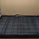 MidWest Homes for Pets Newly Enhanced Single & Double Door iCrate Dog Crate, Includes Leak-Proof Pan, Floor Protecting Feet, Divider Panel & New Patented Features (42.0"L x 28.0"W x 30.0"H, Black)