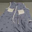 Super Soft 2.5 TOG Organic Cotton Sleep Sack with Legs, Cozy Warm Toddler Sleeping Bag with Feet for Winter Nights, Ocean, M