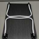 Ruxury Foldable Lap Desk Laptop Stand Bed Desk Table Tray, Breakfast Serving Tray, Portable & Lightweight Mini Table, Lap Tablet Desk for Sofa Couch Floor - Black (Medium)