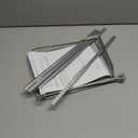 Blue Summit Hanging File Bars For File Cabinet, Letter Size, 13x17.5, Metal Files Holder Bars on Desktop, File Drawer Organizer Insert, Filing Cabinet Organizer Insert, Set of 2