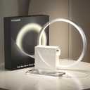 Vivilumens Sunrise Digital Alarm Clock, White Noise Sound Machine, Sleep Aid Timer with USB Port, Dimmable Digital Clocks Display, Snooze,10 Ringtones for Heavy Sleepers, Bedroom Decor Gifts for Women (Silver)