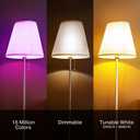 New Kasa Smart Bulb, Full Color Changing Dimmable Smart WiFi Light Bulb Compatible with Alexa and Google Home, A19, 9W 800 Lumens,2.4Ghz only, No Hub Required, 1-Pack (KL125), Multicolor