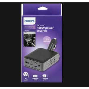 Philips Direct Plug Power Inverter 1 AC outlet 1 USB-1C 100W-1ct