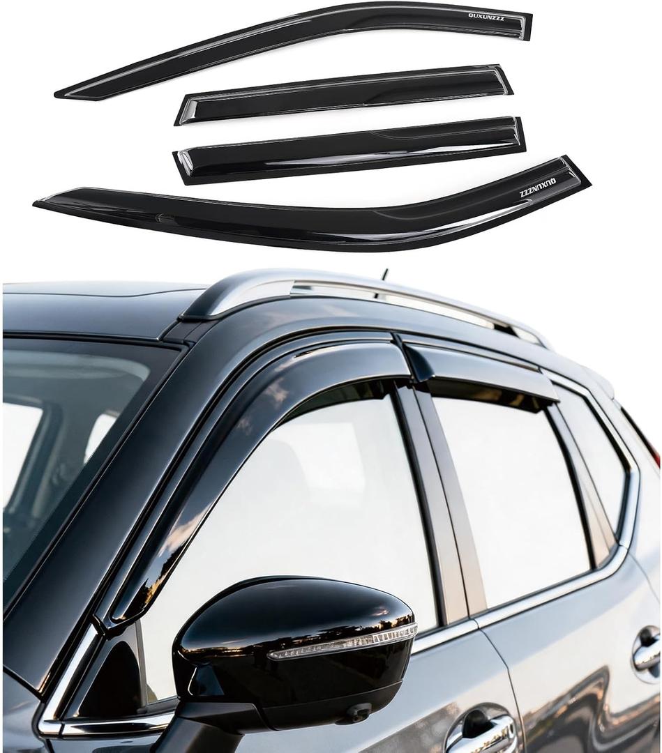 Outside Mount Window Visors Rain Guards for Nissan Rogue 2021-2026