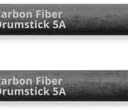 5A Carbon Fiber Drum sticks Light Durable Drumsticks (3 Pair Black)