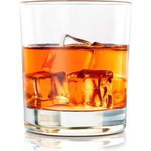 Whiskey Glasses Set of 4-11 OZ Old Fashioned Glasses/Premium Crystal Glasses, Perfect for Whiskey Lovers, Rocks Glasses for Scotch, Bourbon, Liquor, Rum, and Cocktail Drinks - Classic