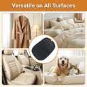 2 x Bifeaw Pet Hair Removal Glove - Adjustable Magic Brush Pet Hair - Dog Cat Hair Remover