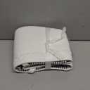 ABenkle Baby Diaper Caddy, Nursery Storage Bin and Car Organizer for Diapers and Baby Wipes, Cotton Rope Diaper Basket Caddy, Changing Table Diaper Storage Caddy (Large, White)