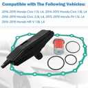Transmission Filter and Oil Pan Gasket kit Replace 21814-5T0-000 25420-5T0-003 25450-P4V-013 Compatible with H-onda Civic Fit HR-V