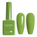 CANNI Green Gel Nail Polish, 1Pcs Pastel Lime Sage Light Green Gel Polish Bringt Mint Color High Gloss Soak Off U V French Nail Manicure Salon DIY
