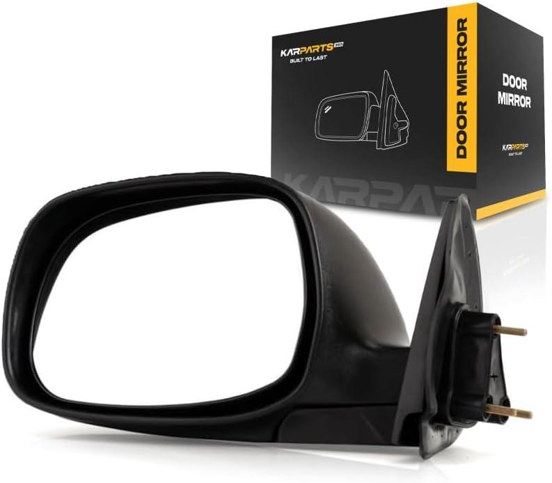 For Toyota Tundra 2000 01 02 03 04 05 2006 Door Mirror Driver Side | Manual | Non-Heated | Textured | Replacement For 879400C030 | TO1320188