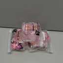 Pack Of 3 7PCS Stanley Cup Accessories Set - Pink Tumbler Initials Decorations for 30oz 40oz, Includes Bow Straw Topper, Handle Charm, Letter Sticker, Silicone Boot, Spill Proof Stopper (Letter K)