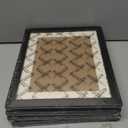 8x10 Black Picture Frames Nature Solid Wood 4 Pack for Wall Mounting and Tabletop Display
