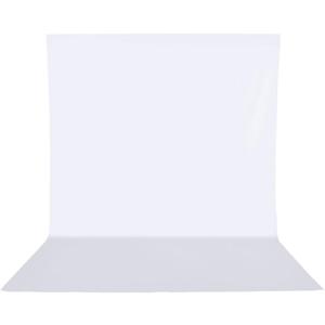 HEMMOTOP White Photo Backdrop, 6x9 ft White Background for Photography, Seamless Screen Backdrops for Photoshoot, Easter, Birthday Party, Video Recording, Photos, Projector (Backdrop only)