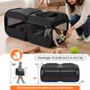 2-in-1 Dog Playpen, Portable Cat Playpen, No Assembly (58.3"L x 30"W x 24.1"H)