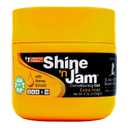 Ampro Shine-n-Jam Maximum Hold - Infused with Honey Extract to Strengthen Hair - Great for Taming Fringe, Ponytails, Soft Weaves, and Braids - Keeps Tresses Firm with Non-Greasy Shine - 4 oz