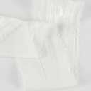 MEEDEE White Velvet Ribbon 2 Inch Frayed Edge Ribbons 2 Rolls 4 Yards Crinkle Crushed Ribbons White Velvet Ribbon for Christmas Tree, Gift Wrapping, Holiday Decor, Wedding Favors